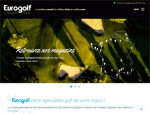 Tablet Screenshot of groupement-eurogolf.com